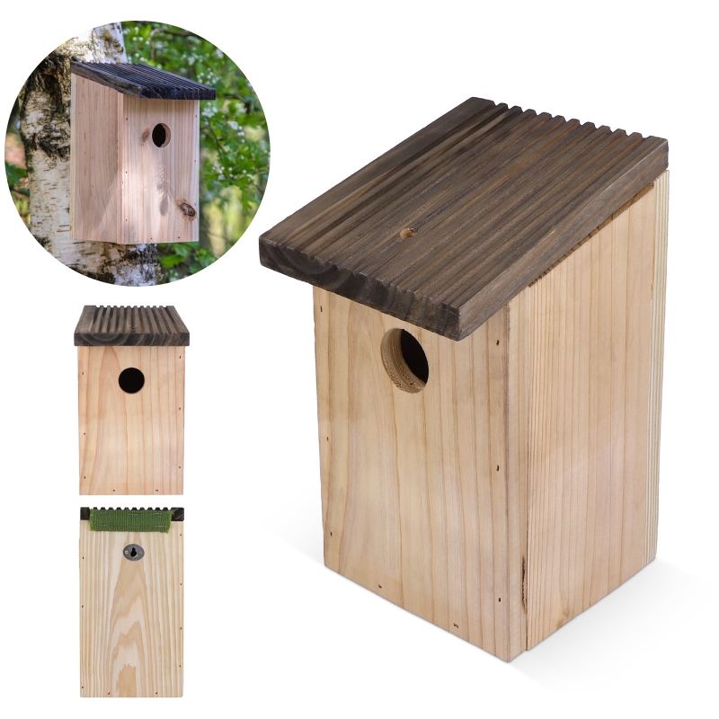Gecertificeerd houten vogelhuisje